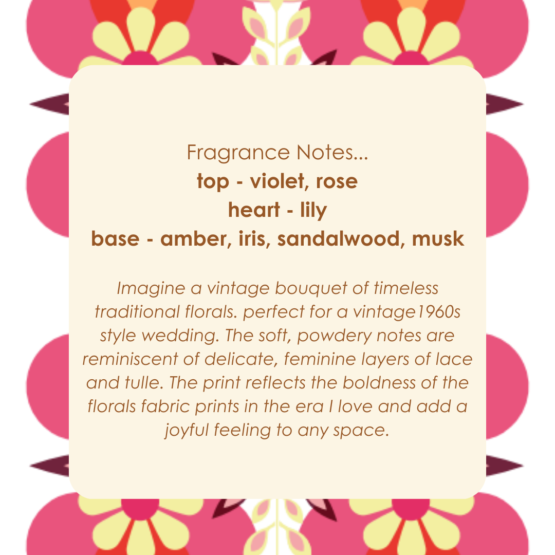 Violet + Tea Rose soy wax scented tealights