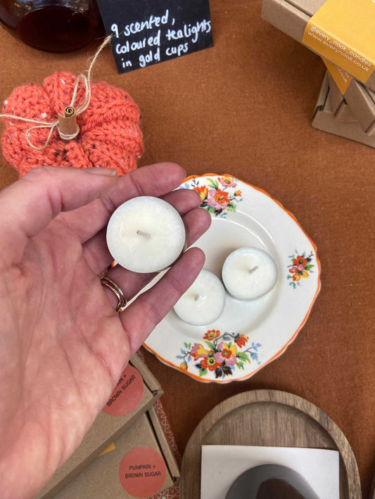 Limited Edition Pumpkin + Brown Sugar Soy Wax Tealights