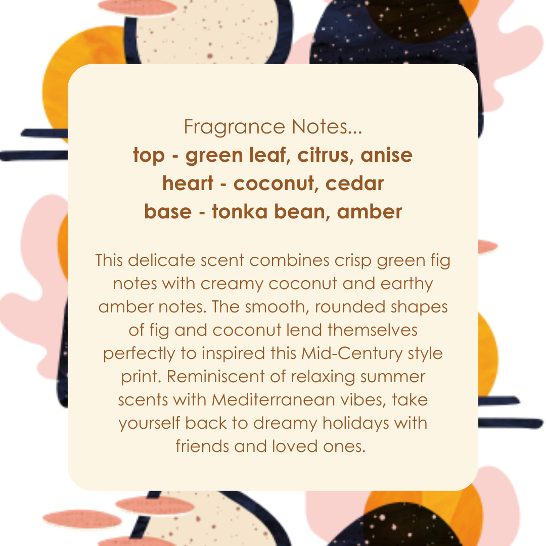 Black Fig + Amber scented candle