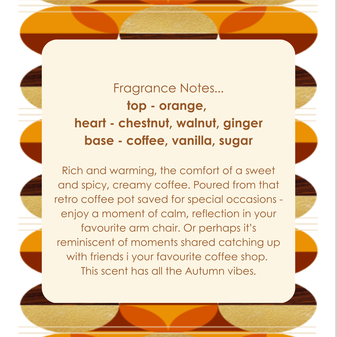 Praline + Coffee Bean small scented candle