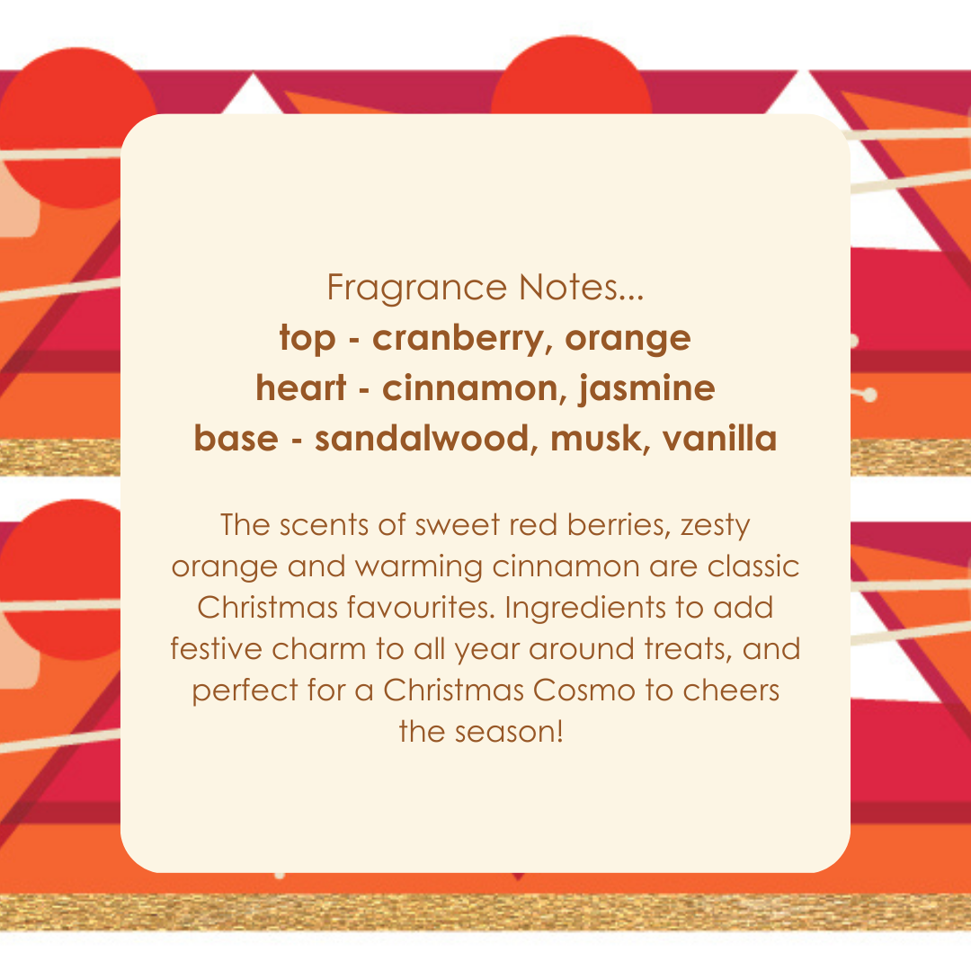 Cranberry + Triple Sec scented candle