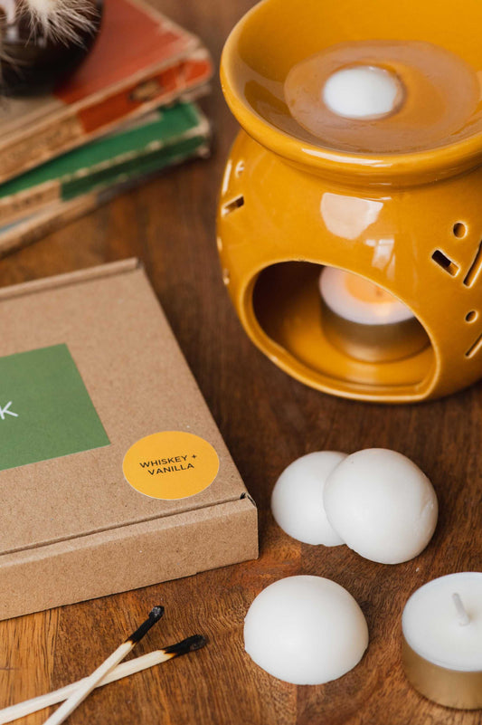 every nook soy wax melts - Whiskey + Vanilla wax melts