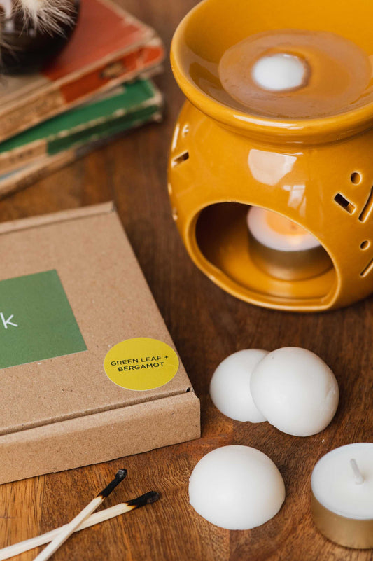 every nook Green Leaf + Bergamot soy wax melts