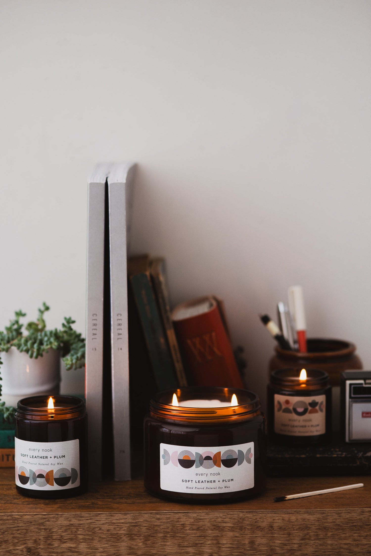 soy wax candle collection