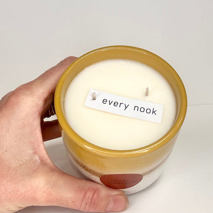 Limited edition ceramic pot candle
