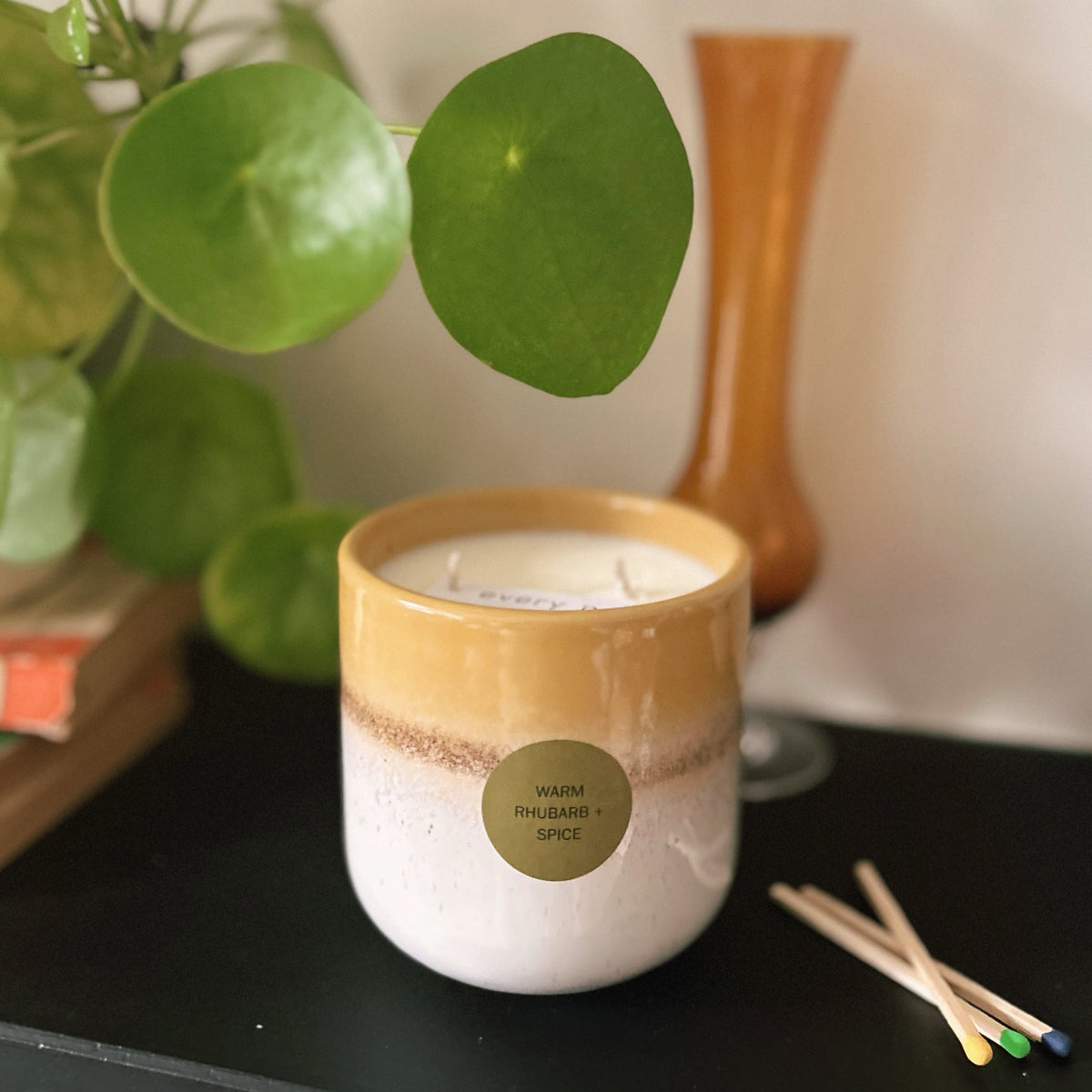 Limited edition ceramic pot candle