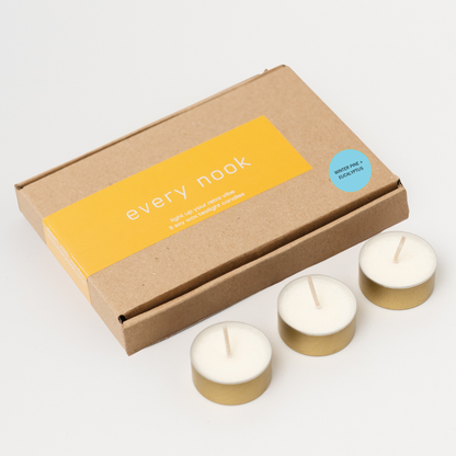 Winter Pine + Eucalyptus scented tealights