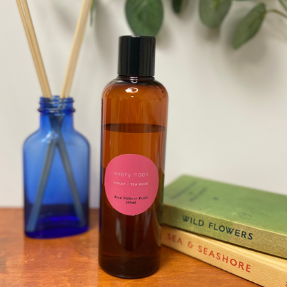 Violet + Tea Rose 200ml Diffuser Refill