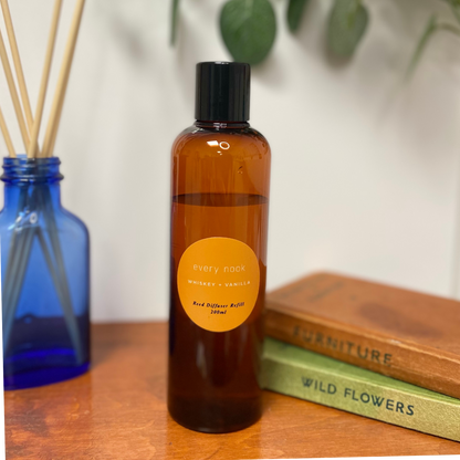 Whiskey + Vanilla 200ml Diffuser Refill