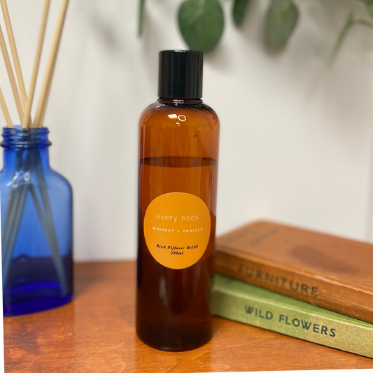 Whiskey + Vanilla 200ml Diffuser Refill