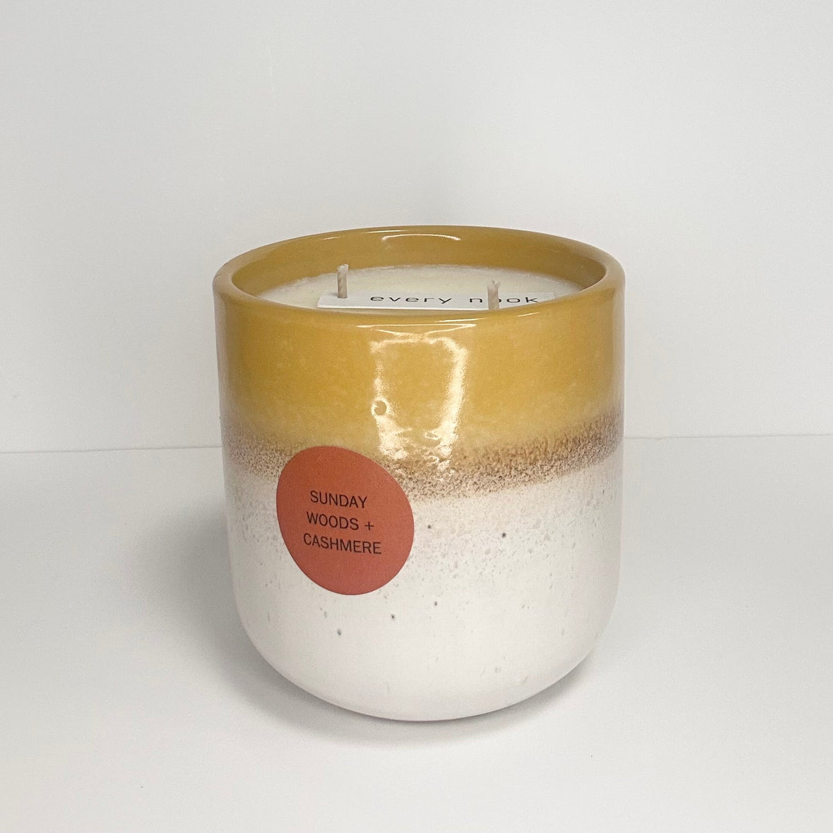 Limited edition ceramic pot candle