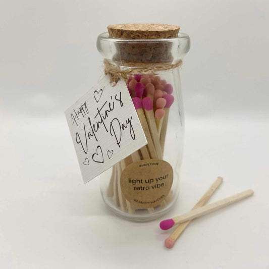 every nook Light up your retro vibe decorative matches -ROSE