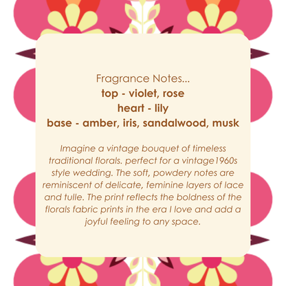 Violet + Tea Rose Reed Diffuser