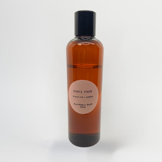 Black Fig + Amber 200ml Diffuser Refill