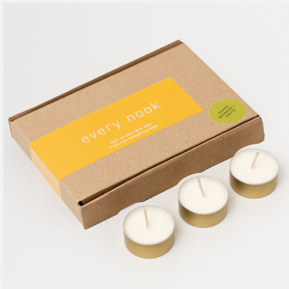 Baked Rhubarb + Spritz scented tealights