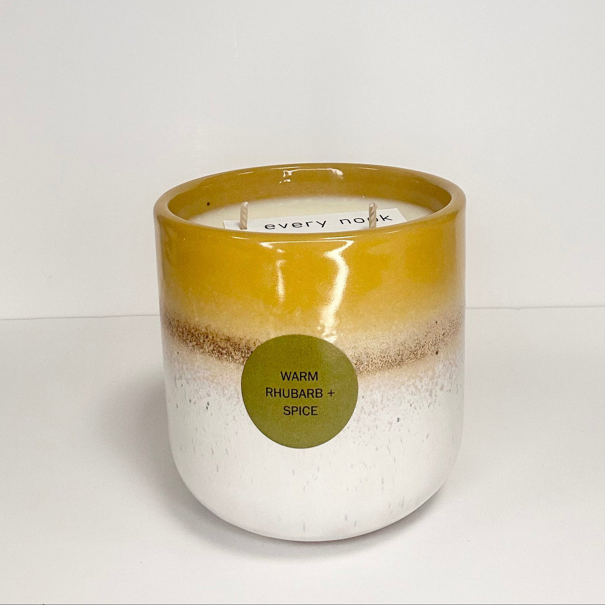 Limited edition ceramic pot candle