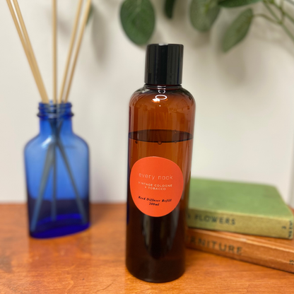Vintage Cologne + Tobacco 200ml Diffuser Refill