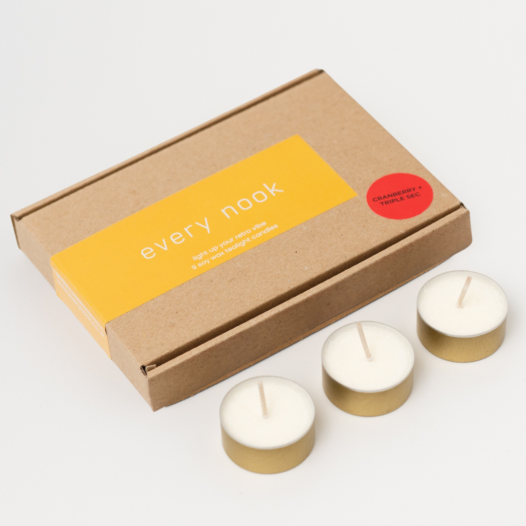 Cranberry + Triple Sec scented tealights