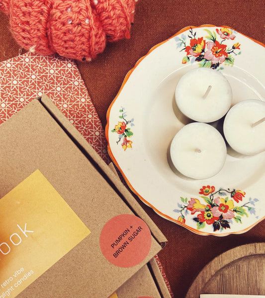 Limited Edition Pumpkin + Brown Sugar Soy Wax Tealights