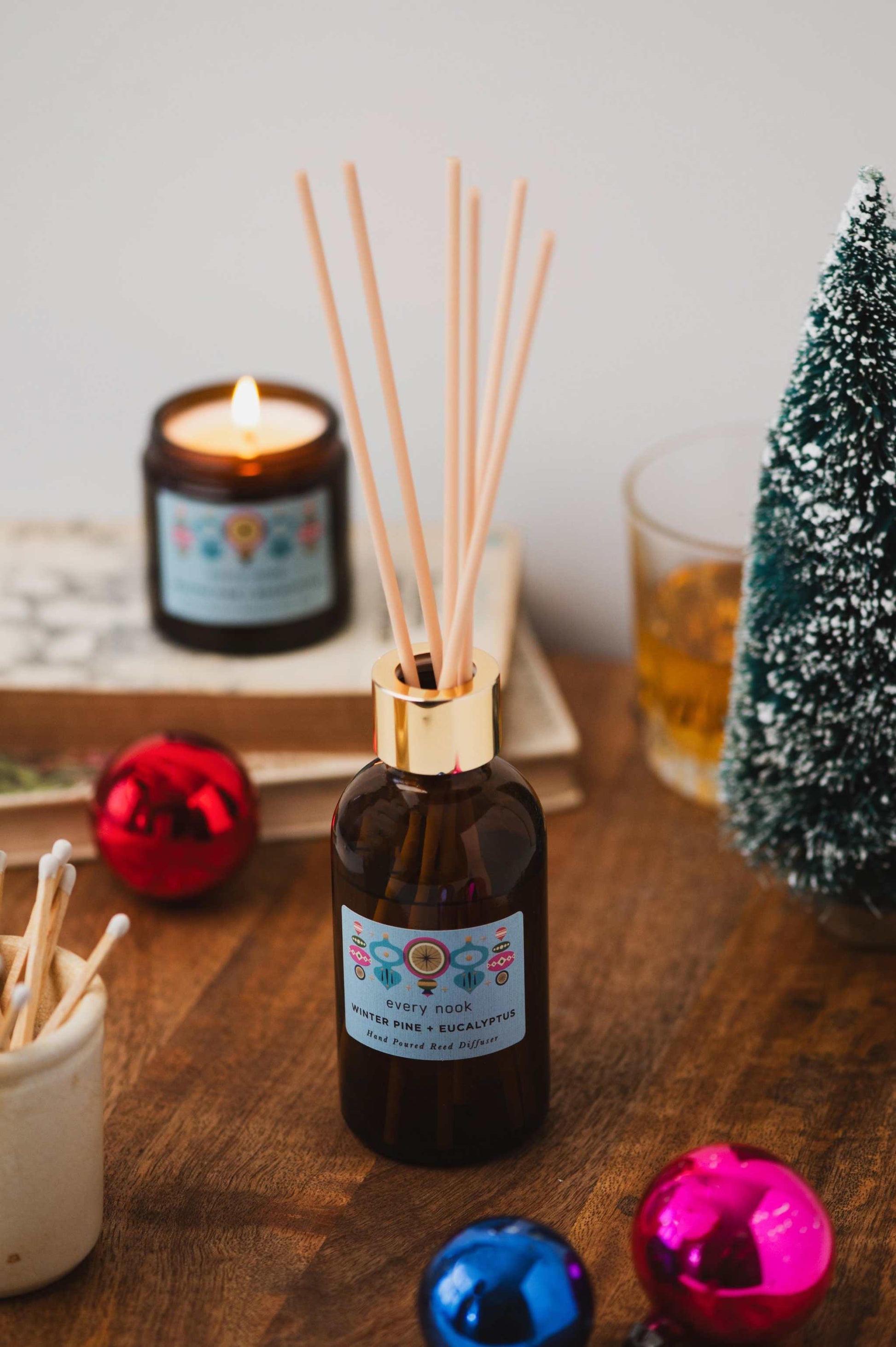 Winter Pine + Eucalyptus Reed Diffuser