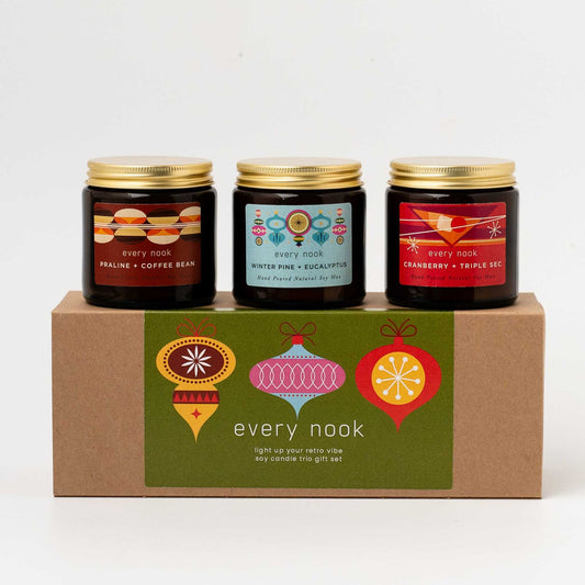 Festive Candle Trio Gift Set