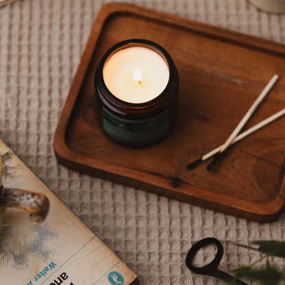 Rosewood + Lavender small scented candle