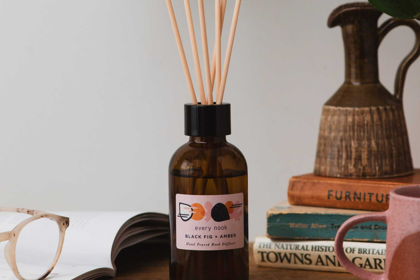 every nook Black Fig + Amber Reed Diffuser