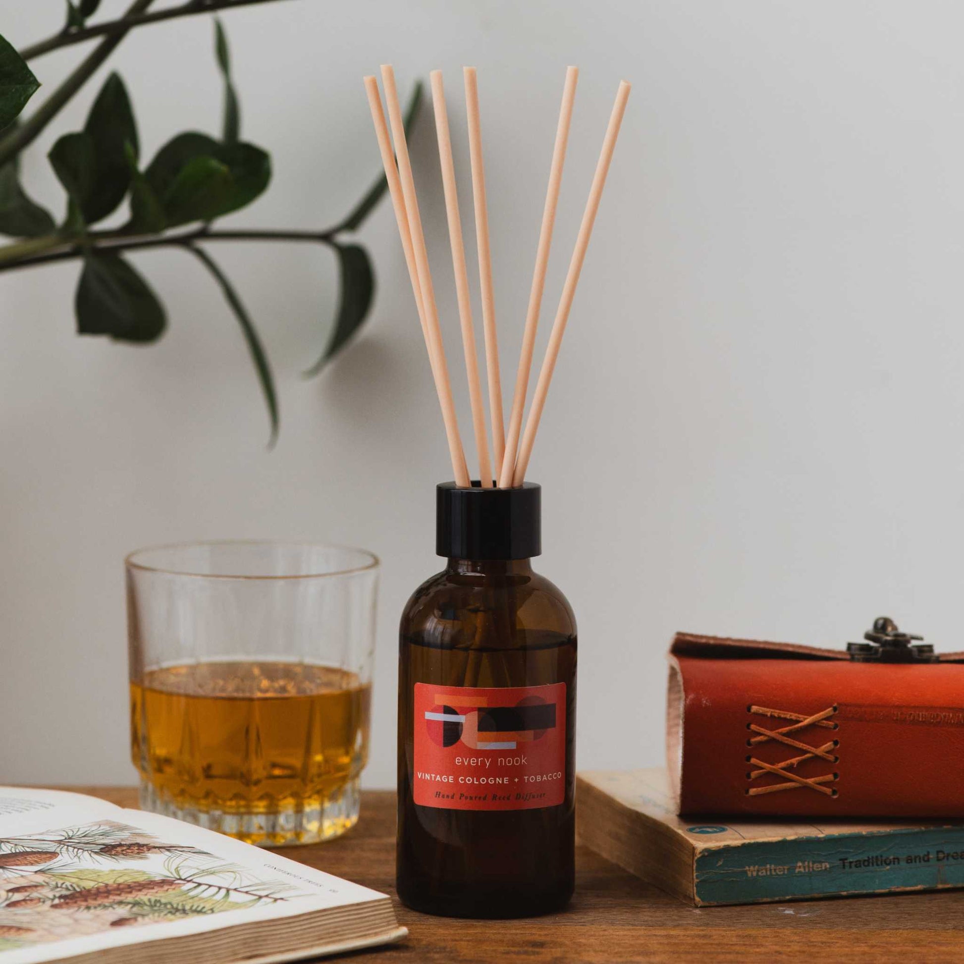 Vintage Cologne + Tobacco Reed Diffuser